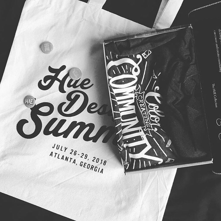 hue design summit bag and tee shirt