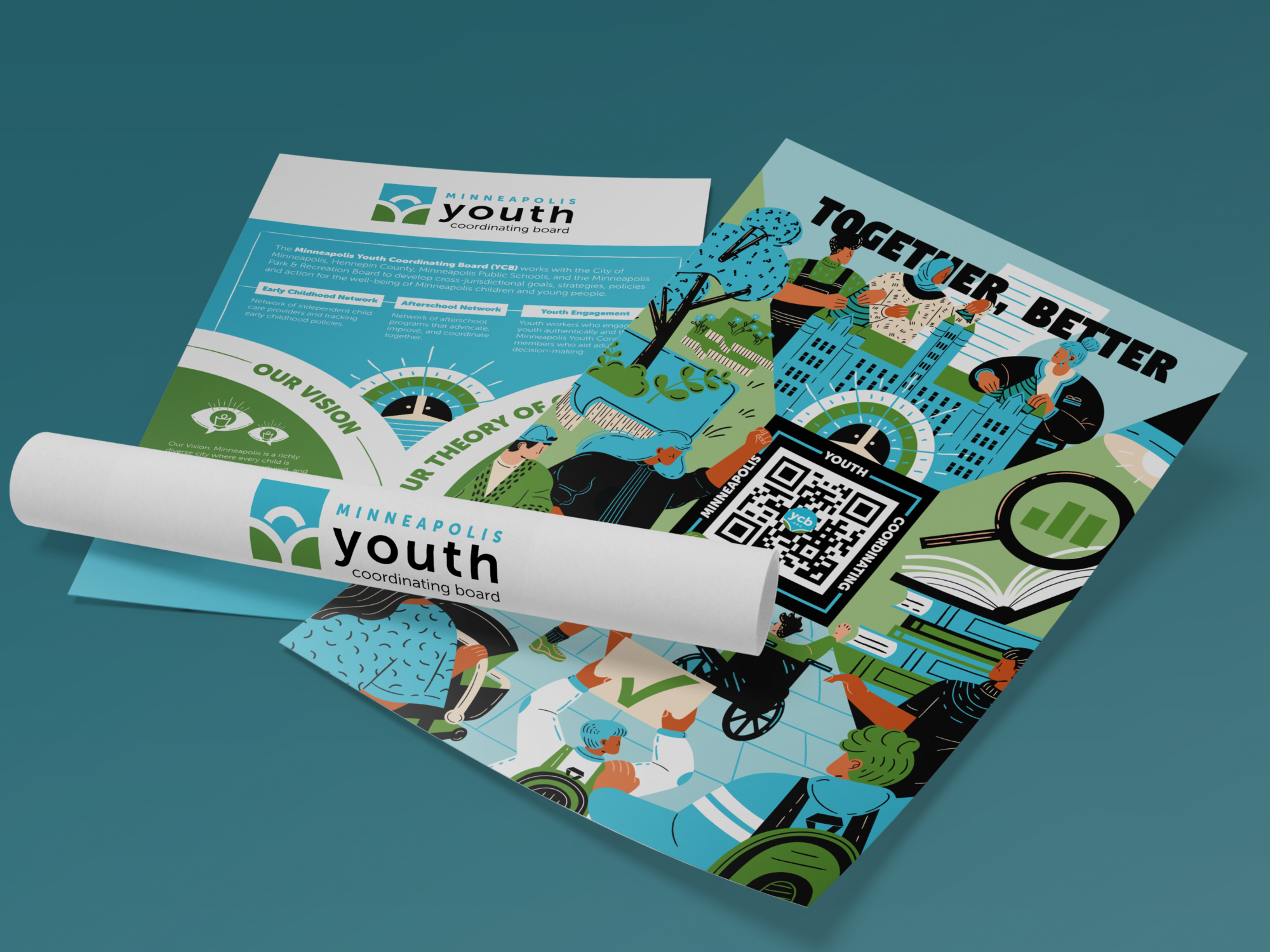 Youth Coordinating Board Poster mockups