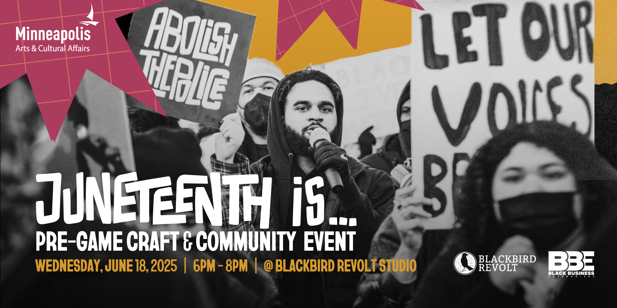 JUNETEENTH IS… PRE-GAME CRAFT & COMMUNITY EVENT