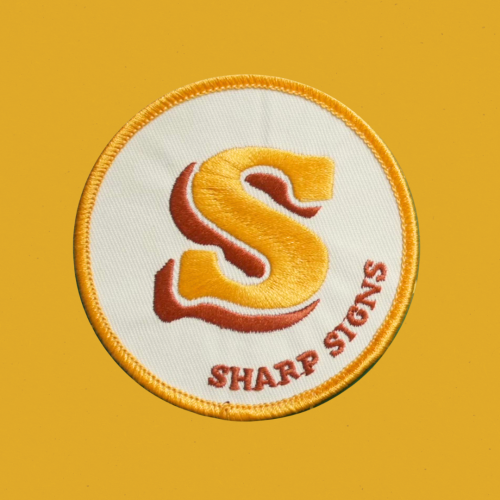Sharp Signs Circle Patch