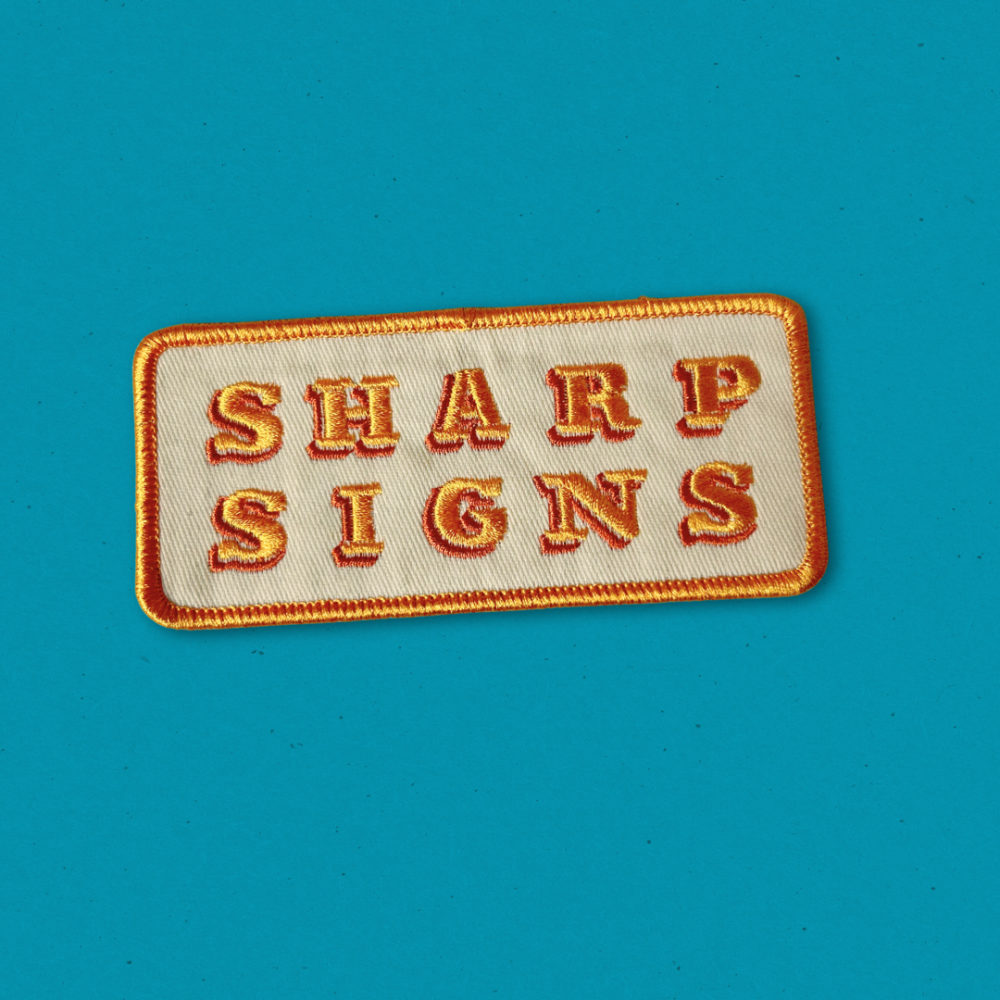 Sharp Signs Rectangular Patch – Blackbird Revolt