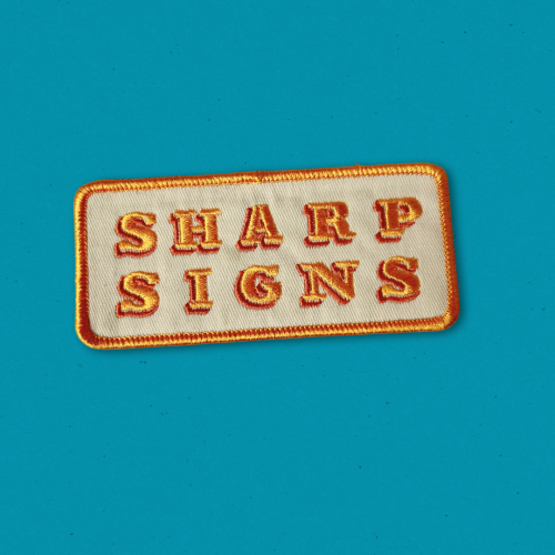 Sharp Signs Rectangular Patch