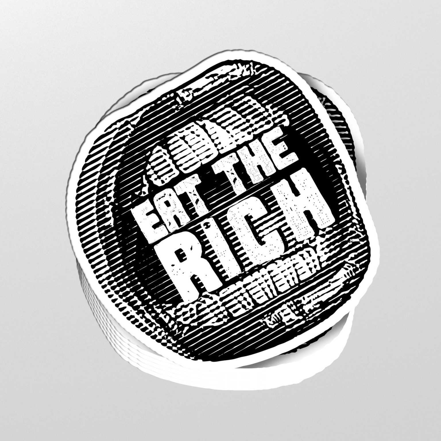 Eat The Rich Sticker - Blackbird Revolt