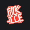 Fuck ICE Red Sticker