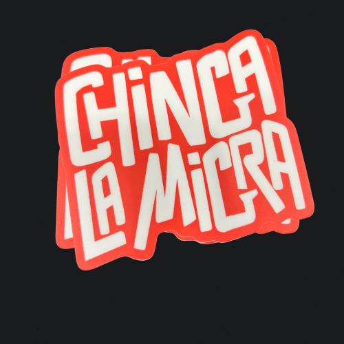Chinga La Migra Red Sticker