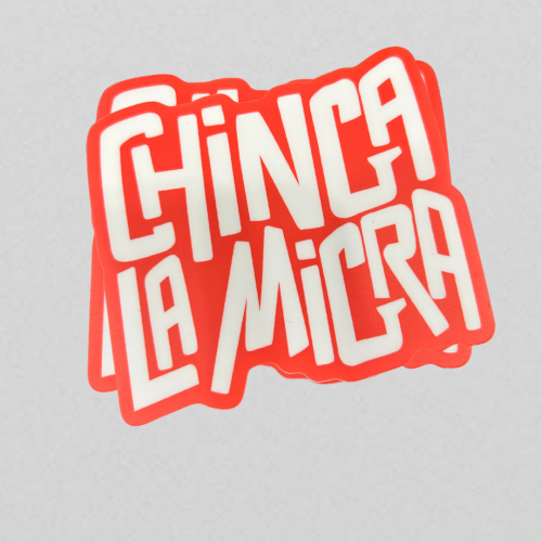 Chinga La Migra Red Sticker